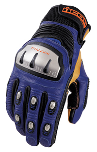 Icon Timax TRX Blue Gloves